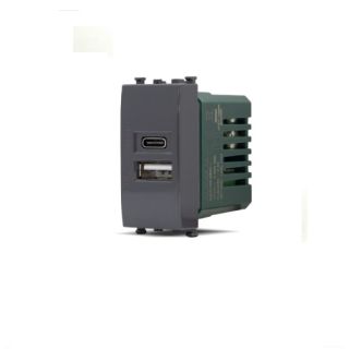 sun PRESA USB 2.4 A+C COMP.VIMAR ARKE NERO CARICATORE