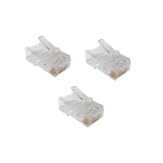 3 CONNETTORE PLUG RJ45 CAT6 UTP PER CAVO DI RETE UTP 94918