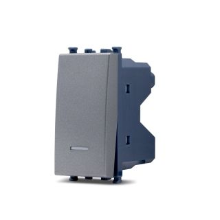 sun INTERRUTTORE LUMINOSO COMPATIBILE VIMAR ARKE' grigio