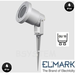 FARETTO GU10 PICCHETTO GIARDINO LED ORIENTABILE BIANCO IP54 96GRF319/GR