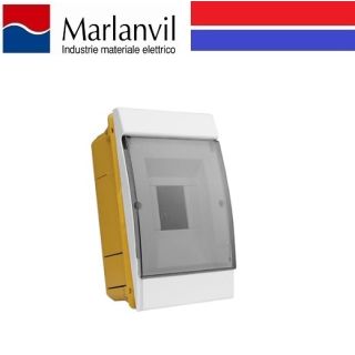 CENTRALINO 4 POSTI DA INCASSO MARLANVIL FILO MURO 970.04.B