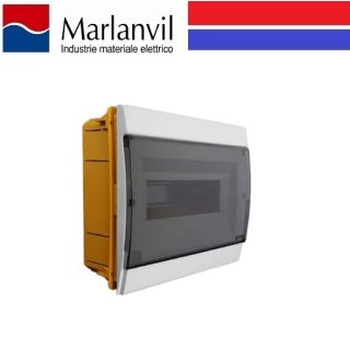 CENTRALINO 8 POSTI DA INCASSO MARLANVIL FILO MURO 970.08.B