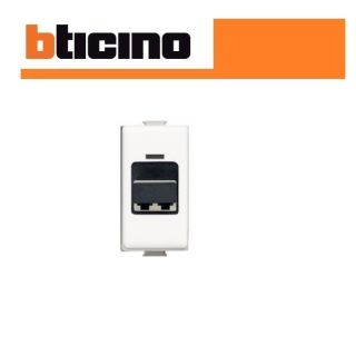 BUSSOLA ACCOPPIAMENTO SC DUPLEX FIBRA OTTICA BTICINO MATIX AM5951LC.