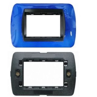 PLACCA AUTOPORTANTE 3P BLU COMP.BTICINO LIVING LIGHT/INTERNATIONAL
