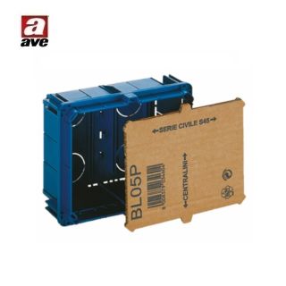 SCATOLA 168x137x73mm DA INCASSO DI DERIVAZIONE AVE BL05P
