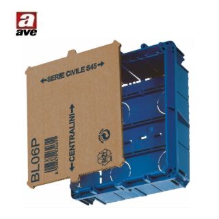 SCATOLA 263x166x73mm DA INCASSO DI DERIVAZIONE AVE BL07P