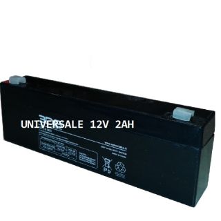 BATTERIA AL PIOMBO 12V 2 AH RICARICABILE PER ALLARME SIRENA