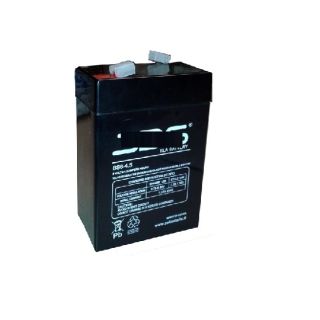 BATTERIA 6V 4,0AH RICARICABILE PER LAMPADE E SIRENE UNIVERSALE