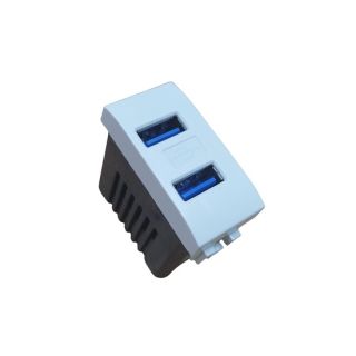 CARICATORE USB COMPATIBILE SERIE LUNA BTICINO