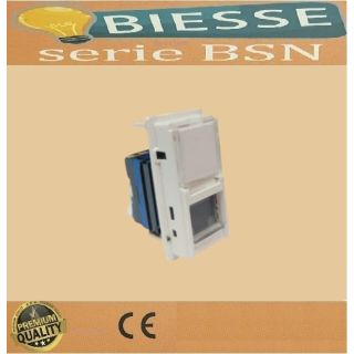 PRESA RJ45 C6E BSN COMPATIBILE LIVING NOW BTICINO bianco