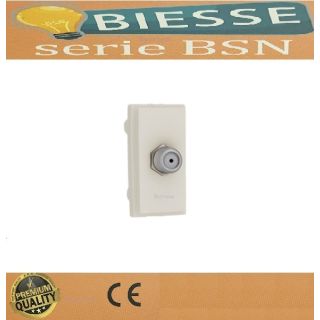 PRESA TV SAT BSN COMPATIBILE LIVING NOW BTICINO sabbia