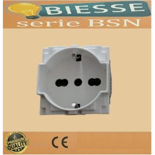PRESA SCHUKO BSN COMPATIBILE LIVING NOW BTICINO bianco