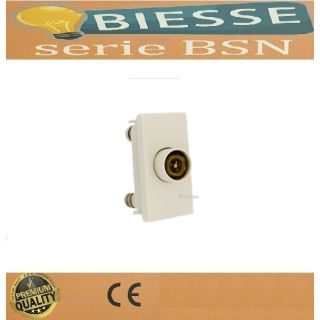 PRESA TV TERMINALE FEMMINA BSN COMPATIBILE LIVING NOW BTICINO sabbia