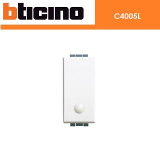 PULSANTE 1P NO 10A ILLUMINABILE BTICINO SERIE LUNA C4005L