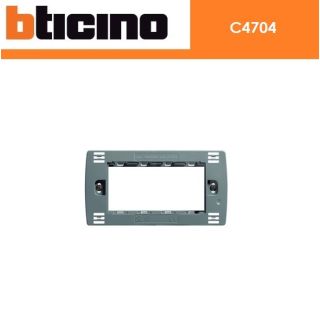 SUPPORTO 4 POSTI CON VITI BTICINO SERIE LUNA C4704