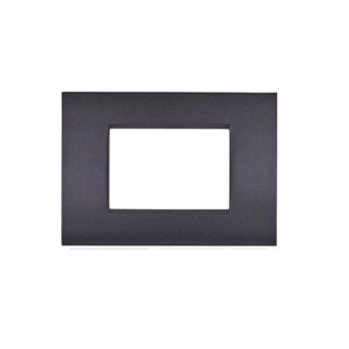 PLACCA 3P TESTA DI MORO METALLO COMPATIBILE AIR BTICINO