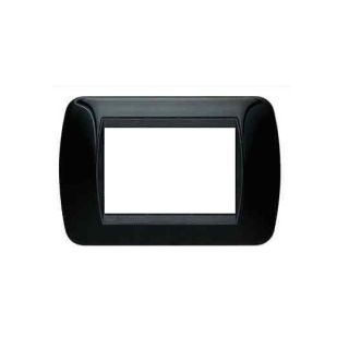 PLACCA 3P NERO COMP.BTICINO LIVING INTERNATIONAL/LIGHT CX3-08
