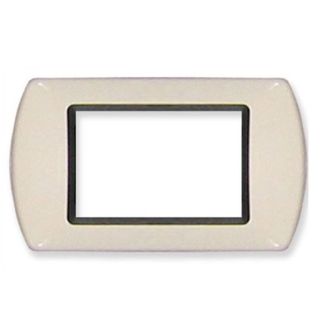 PLACCA 4P AVORIO COMP.BTICINO LIVING INTERNATIONAL/LIGHT CX4-09