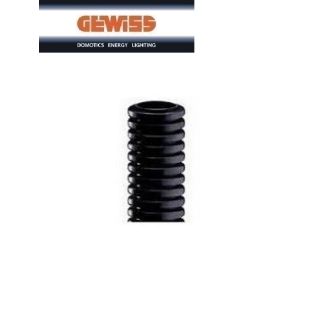 TUBO GEWISS CORRUGATO FK15 DM20mm NERO DX15020 100 METRI.
