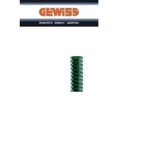 TUBO GEWISS CORRUGATO FK15 DM20mm VERDE DX15220 100MT.