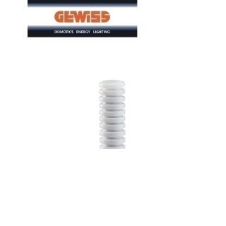 TUBO GEWISS CORRUGATO FK15 DM 20mm BIANCO DX16220 3 METRI.