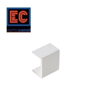 GIUNTO COPERCHIO LINEARE 20X10mm PER CANALINA ELETTROCANALI BIANCO