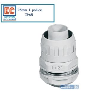 RACCORDO 25 mm GUAINA SCATOLA CASSETTA IP65 TUBO ECGX25