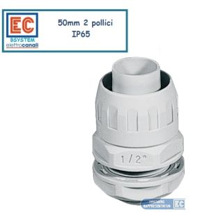 RACCORDO 50 mm GUAINA SCATOLA CASSETTA IP65 TUBO ECGX50