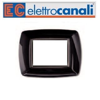 PLACCA 3P NERO MY LIFE ELETTROCANALI