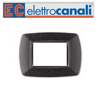 PLACCA 3P GRIGIO NOTTE MY LIFE ELETTROCANALI