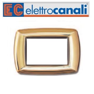 PLACCA 4P ORO PVC MY LIFE ELETTROCANALI