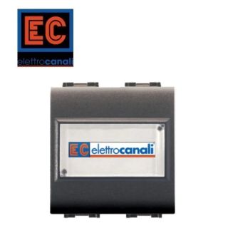 PULSANTE PORTANOME MYLIFE ELETTROCANALI ECL4025 GRIGIO