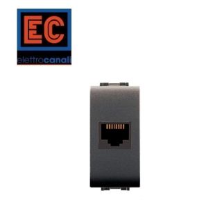 PRESA TELEFONICA RJ11 COMPATIBILE BTICINO LIVING INTERNATIONAL.ECL4084