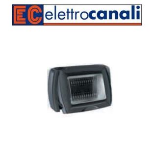 SUPPORTO STAGNO AUTOPORTANTE PLACCA COMPATIBILE LIVING INTERNATIONAL E LIFE NERA