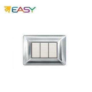 PLACCA 3P CROMO EASY COMPATIBILE MATIX ECSE9803CR