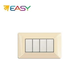 PLACCA 4P AVORIO EASY COMPATIBILE MATIX ECSE9804A