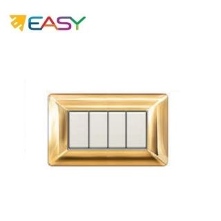 PLACCA 4P ORO EASY COMPATIBILE MATIX ECSE9804OR