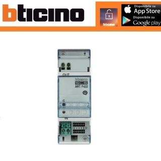 INTERFACCIA BTICINO FRA BUS TECNOLOGIA SCS 2 MODULI DIN F422