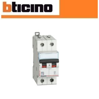 MAGNETOTERMICO BTDIN45 1P+N CURVA C 16A FA81NC16 INTERRUTTORE BTICINO