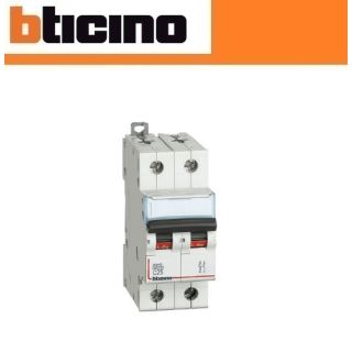 MAGNETOTERMICO BTDIN45 1P+N CURVA C 25A FA81NC25 INTERRUTTORE BTICINO