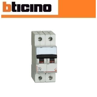 MAGNETOTERMICO 16A FC820C16 2P CURVA C BTDIN-RS INTERRUTTORE BTICINO