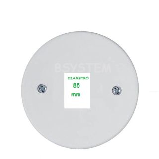 COPERCHIO SCATOLA DIAMETRO 85 mm TONDO BIANCO