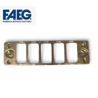 SUPPORTO IN FERRO PER SCATOLA 5 POSTI COMPATIBILE BTICINO MAGIC