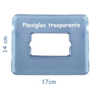 PLACCA SALVAMURO RETTANGOLARE 17x14 cm FG11381