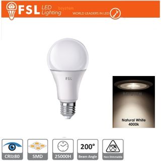 LAMPADINA LED 9W 4000K E27 LED LUCE NATURALE FSL FLA60B9W40K27