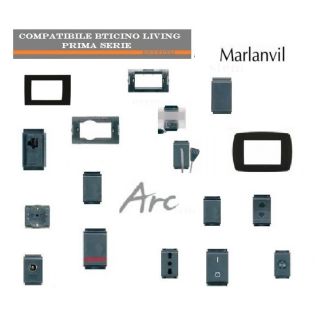 COMPATIBILE LIVING CLASSICA DELLE BTICINO PRIMA SERIE PRESA USB TV RJ45