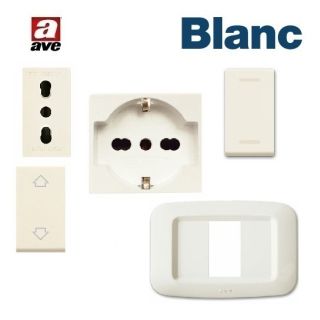 BLANC S45 SISTEMA 45 AVE BIANCO 45953 45990.15 USB PRESA SCHUKO 45906