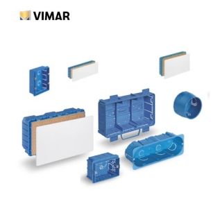 SCATOLE DERIVAZIONE INCASSO ELETTRICHE VIMAR V700 CASSETTA AZZURRO