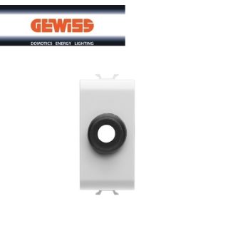 USCITA CAVO 1 POSTO GEWISS CHORUS BIANCO GW10196
