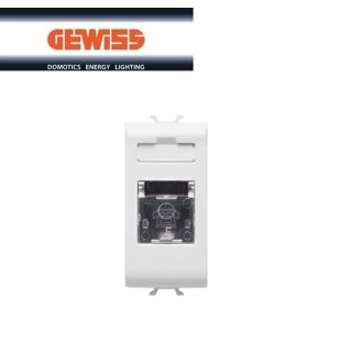 PRESA TELEFONICA RJ11 TOOLLESS GEWISS CHORUS BIANCO GW10401